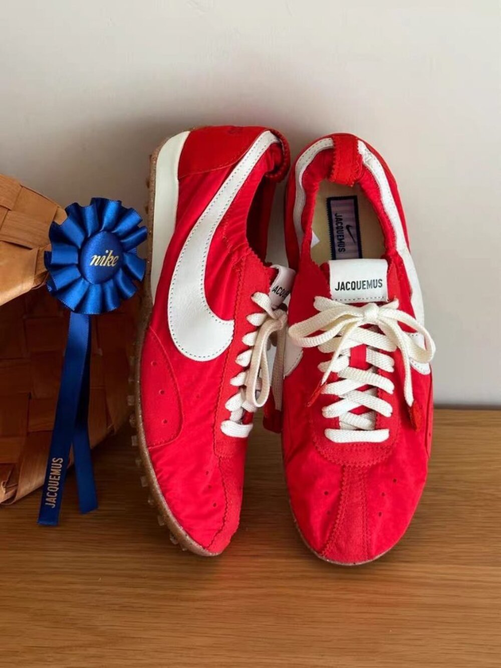Nike x Jacquemus Moon Shoe SP University Red Sneakers